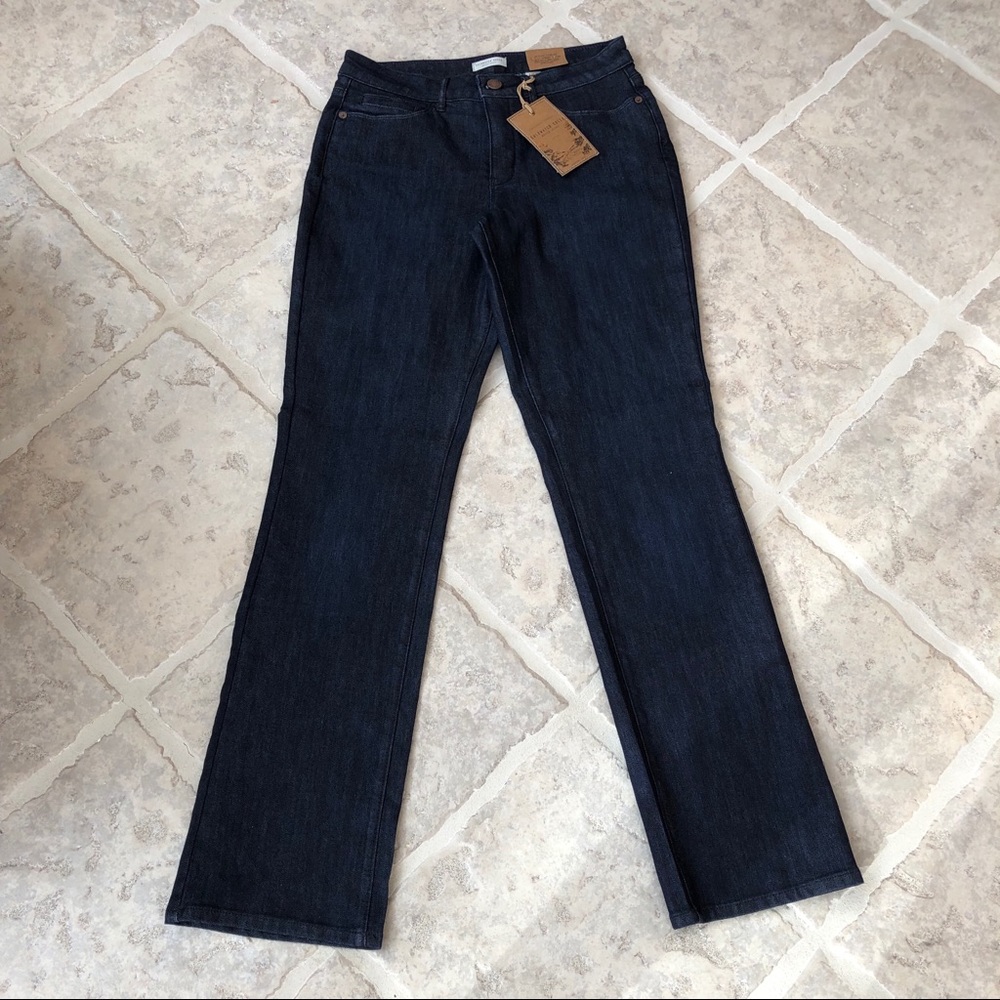Coldwater Creek jeans sz 8 Dark Navy NWT